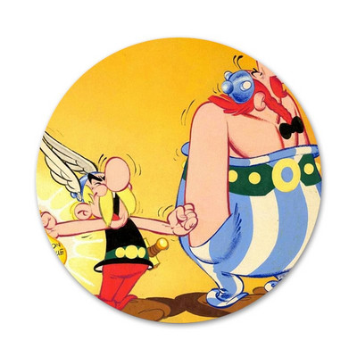 Asterix and Obelix Classic Icons Pins Διακοσμητικό σήμα Καρφίτσες Μεταλλικές κονκάρδες για διακόσμηση σακιδίων πλάτης 58mm