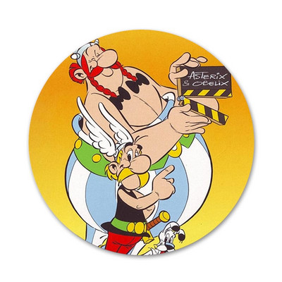 Asterix and Obelix Classic Icons Pins Διακοσμητικό σήμα Καρφίτσες Μεταλλικές κονκάρδες για διακόσμηση σακιδίων πλάτης 58mm