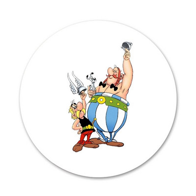 Asterix and Obelix Classic Icons Pins Διακοσμητικό σήμα Καρφίτσες Μεταλλικές κονκάρδες για διακόσμηση σακιδίων πλάτης 58mm