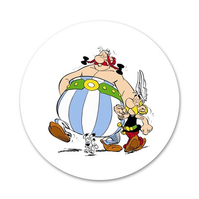 Asterix and Obelix Classic Icons Pins Διακοσμητικό σήμα Καρφίτσες Μεταλλικές κονκάρδες για διακόσμηση σακιδίων πλάτης 58mm