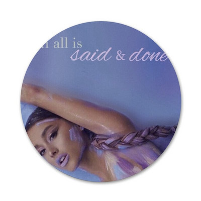 Ariana Grande AG Rainbow Sweetener Icons Pins Dekoracija znački Broševi Metalne značke za odjeću Dekoracija ruksaka 58 mm