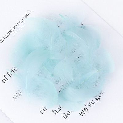 100 vnt./pak. Natūralios gulbės plunksnos plūduriuojančios žąsies plunksnos Dažytos odos rožinės spalvos plunksnos, skirtos pasidaryk pats, vakarėlio dovanos, dekoravimo aksesuaras