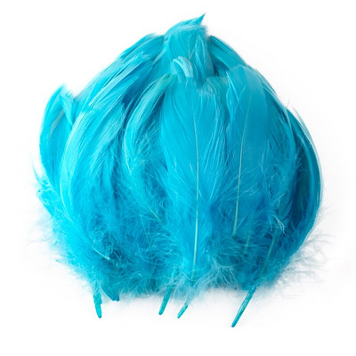 100 vnt./pak. Natūralios gulbės plunksnos plūduriuojančios žąsies plunksnos Dažytos odos rožinės spalvos plunksnos, skirtos pasidaryk pats, vakarėlio dovanos, dekoravimo aksesuaras