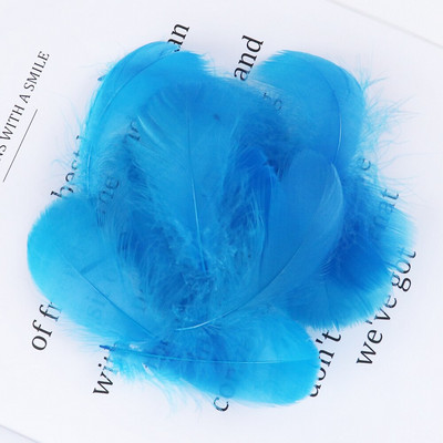 100 vnt./pak. Natūralios gulbės plunksnos plūduriuojančios žąsies plunksnos Dažytos odos rožinės spalvos plunksnos, skirtos pasidaryk pats, vakarėlio dovanos, dekoravimo aksesuaras