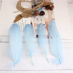 50 buc/lot pene naturale de gâscă 15-20 cm 6-8 inchi pene pentru meșteșuguri Accesorii de decorare Plume Home Decorare nuntă DIY