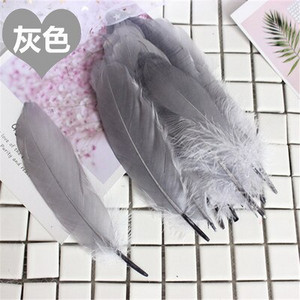 50 buc/lot pene naturale de gâscă 15-20 cm 6-8 inchi pene pentru meșteșuguri Accesorii de decorare Plume Home Decorare nuntă DIY