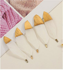 Естествени талисмани от гъши пера, висулка, обеци, талисмани, 70-90 мм перки, направи си сам, колие, гривна, изработка на бижута, парти сценичен декор, 10 бр.