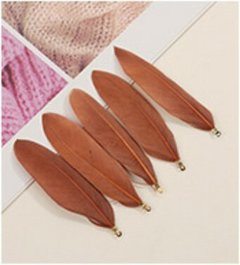 Естествени талисмани от гъши пера, висулка, обеци, талисмани, 70-90 мм перки, направи си сам, колие, гривна, изработка на бижута, парти сценичен декор, 10 бр.