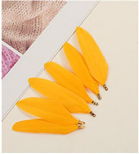 Естествени талисмани от гъши пера, висулка, обеци, талисмани, 70-90 мм перки, направи си сам, колие, гривна, изработка на бижута, парти сценичен декор, 10 бр.