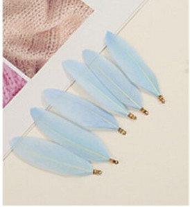 Естествени талисмани от гъши пера, висулка, обеци, талисмани, 70-90 мм перки, направи си сам, колие, гривна, изработка на бижута, парти сценичен декор, 10 бр.