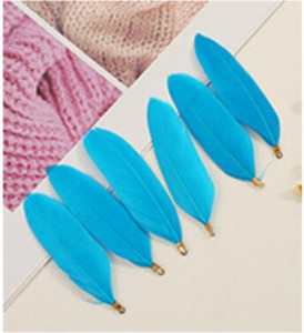 Естествени талисмани от гъши пера, висулка, обеци, талисмани, 70-90 мм перки, направи си сам, колие, гривна, изработка на бижута, парти сценичен декор, 10 бр.