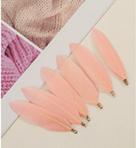 Естествени талисмани от гъши пера, висулка, обеци, талисмани, 70-90 мм перки, направи си сам, колие, гривна, изработка на бижута, парти сценичен декор, 10 бр.