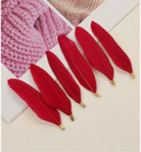 Естествени талисмани от гъши пера, висулка, обеци, талисмани, 70-90 мм перки, направи си сам, колие, гривна, изработка на бижута, парти сценичен декор, 10 бр.