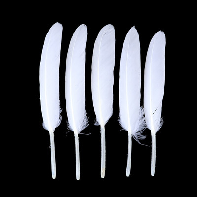 50 buc. pene albe, pene de gâscă naturală, 10-15 cm, pentru lucrari de ac și artizanat, accesorii de bijuterii DIY, decorațiuni pentru petreceri de nuntă