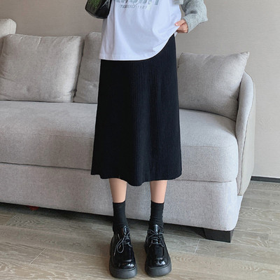 Trudnička suknja ravnog kroja visokog struka