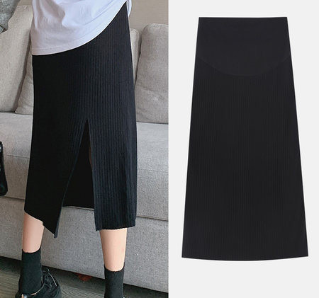 Trudnička suknja ravnog kroja visokog struka