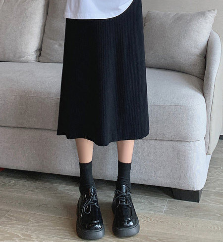 Trudnička suknja ravnog kroja visokog struka