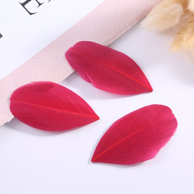 50 buc. Pene de gâscă de 4-8 cm, amestec de culori naturale, pentru bricolaj, bijuterii, artizanat, accesorii pentru decorațiuni pentru petreceri de nuntă, decorațiuni de nuntă