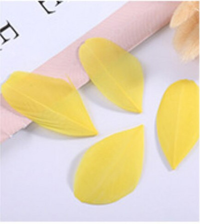 50 buc. Pene de gâscă de 4-8 cm, amestec de culori naturale, pentru bricolaj, bijuterii, artizanat, accesorii pentru decorațiuni pentru petreceri de nuntă, decorațiuni de nuntă