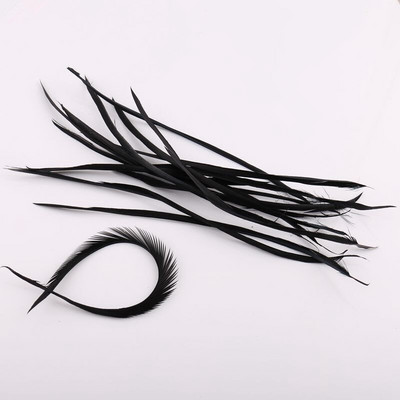 50tk/partii Musta värvi juuksepikendused ühele Türgi marabu suled Hanesuled Värvid Valik Hane Biot Suled DIY Craft