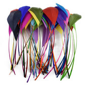 Comerț cu ridicata 100 buc/lot pene de gâscă colorate pentru meșteșuguri, decorațiuni de pene de gâște artificiale roz roșu, accesorii de nuntă, decorare