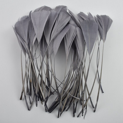 Comerț cu ridicata 100 buc/lot pene de gâscă colorate pentru meșteșuguri, decorațiuni de pene de gâște artificiale roz roșu, accesorii de nuntă, decorare