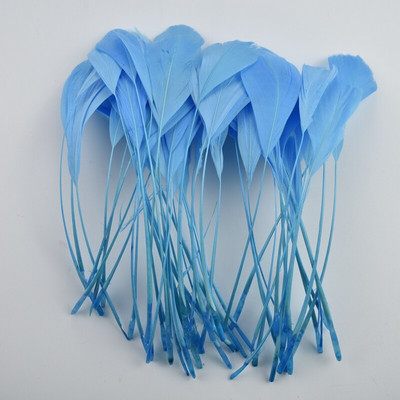 Comerț cu ridicata 100 buc/lot pene de gâscă colorate pentru meșteșuguri, decorațiuni de pene de gâște artificiale roz roșu, accesorii de nuntă, decorare