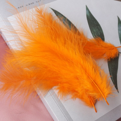 50 tk/partii värvilised kalkuni suled käsitööks Pulmakaunistus Käsitöö Aksessuaarid Laua keskosad Karneval Plumas Decor