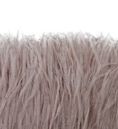 1-meetrine kohev ehtsate jaanalinnusulgede trimmimine 8–10 cm näputöö Jaanalinnusulgede lint pulmakleidi jaoks dekoratiivsete sulgedega meisterdamine