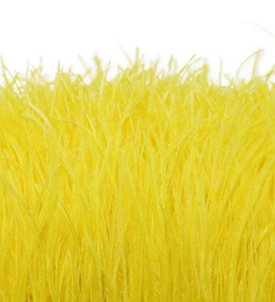 1-meetrine kohev ehtsate jaanalinnusulgede trimmimine 8–10 cm näputöö Jaanalinnusulgede lint pulmakleidi jaoks dekoratiivsete sulgedega meisterdamine