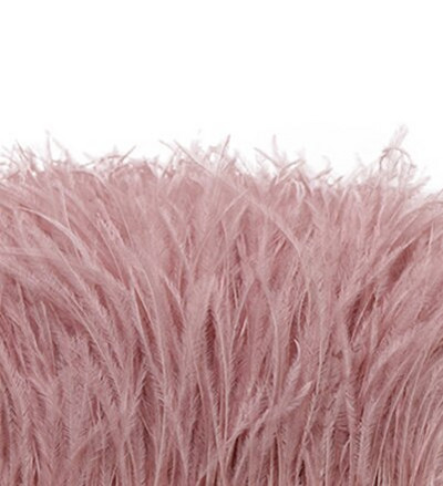 1-meetrine kohev ehtsate jaanalinnusulgede trimmimine 8–10 cm näputöö Jaanalinnusulgede lint pulmakleidi jaoks dekoratiivsete sulgedega meisterdamine