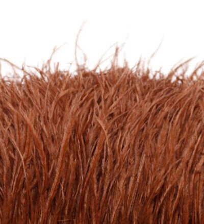 1-meetrine kohev ehtsate jaanalinnusulgede trimmimine 8–10 cm näputöö Jaanalinnusulgede lint pulmakleidi jaoks dekoratiivsete sulgedega meisterdamine