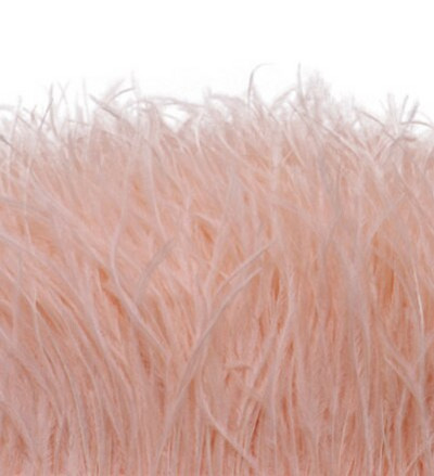 1-meetrine kohev ehtsate jaanalinnusulgede trimmimine 8–10 cm näputöö Jaanalinnusulgede lint pulmakleidi jaoks dekoratiivsete sulgedega meisterdamine