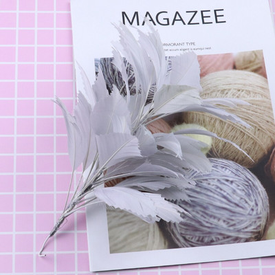 1 kom. Prekrasnih cvjetova od perja, ukrasa za vjenčanje, dobavljač perja za rukotvorine