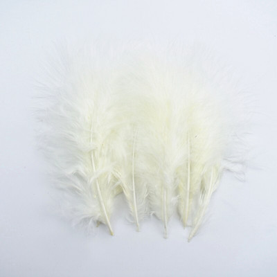 100Pcs/Lot Marabou perje Pureće perje za ukrašavanje DIY dekor Perje za ručni rad Dodaci za ručni rad Ukras perjanice