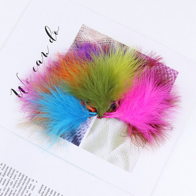Fluffy Marabou perje za izradu naušnica 7-12 cm pureće perje Nakit Dodaci za rukotvorine Diy Vjenčano ukrasno perje za rukotvorine