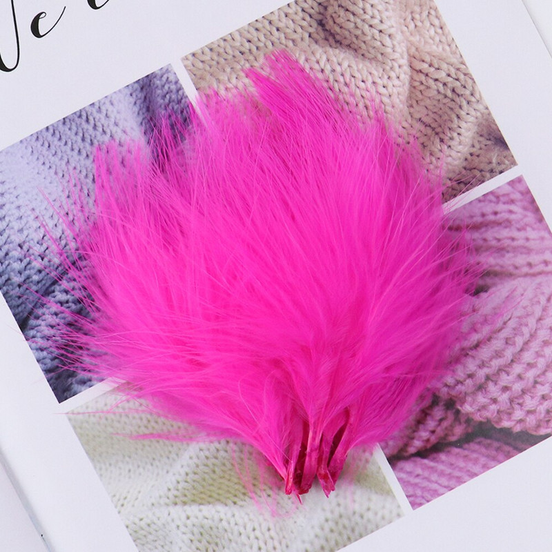 Fluffy Marabou perje za izradu naušnica 7-12 cm pureće perje Nakit Dodaci za rukotvorine Diy Vjenčano ukrasno perje za rukotvorine