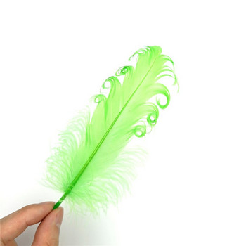 20 бр. Цветни спирални гъши пера за занаяти 12-18 cm Dream Catcher Feather Изкуствена декорация Направи си сам Аксесоари за сватбено тържество