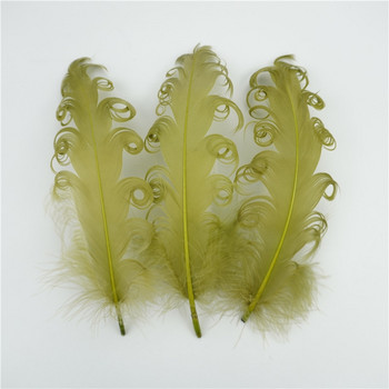 20 бр. Цветни спирални гъши пера за занаяти 12-18 cm Dream Catcher Feather Изкуствена декорация Направи си сам Аксесоари за сватбено тържество