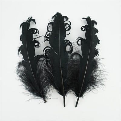 20 komada Spiralno guščje perje u boji za rukotvorine 12-18 cm perje za hvatanje snova Umjetni ukrasi DIY dodaci za svatove