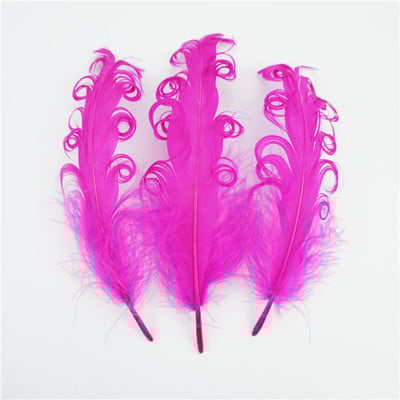 20 komada Spiralno guščje perje u boji za rukotvorine 12-18 cm perje za hvatanje snova Umjetni ukrasi DIY dodaci za svatove