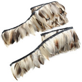 1 metar Obrub od prirodnog fazanskog perja Vrpca s resama Guščje perje za odjeću Suknja Šivanje perja DIY Karnevalska dekoracija Dekor