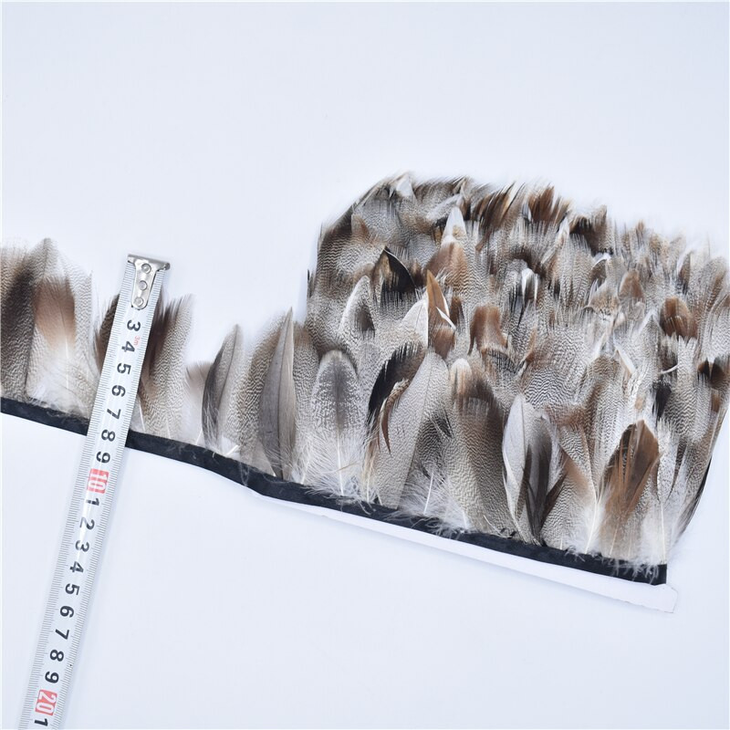 1 metar Obrub od prirodnog fazanskog perja Vrpca s resama Guščje perje za odjeću Suknja Šivanje perja DIY Karnevalska dekoracija Dekor