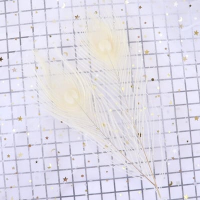 Värvitud paabulinnusuled 25-30 CM/10-12 tolli isetegemine rõivaste õmblemiseks kodus peokaunistusteks, käsitööks tarvikud, 10 tk/partii