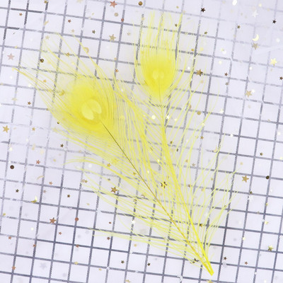 Värvitud paabulinnusuled 25-30 CM/10-12 tolli isetegemine rõivaste õmblemiseks kodus peokaunistusteks, käsitööks tarvikud, 10 tk/partii