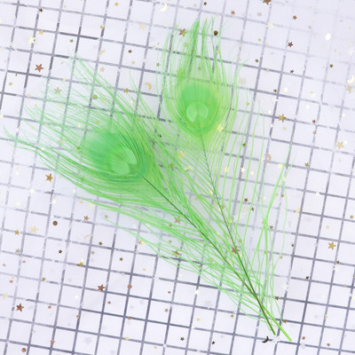 Värvitud paabulinnusuled 25-30 CM/10-12 tolli isetegemine rõivaste õmblemiseks kodus peokaunistusteks, käsitööks tarvikud, 10 tk/partii