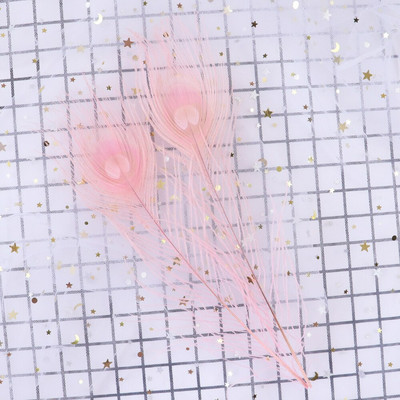 Värvitud paabulinnusuled 25-30 CM/10-12 tolli isetegemine rõivaste õmblemiseks kodus peokaunistusteks, käsitööks tarvikud, 10 tk/partii