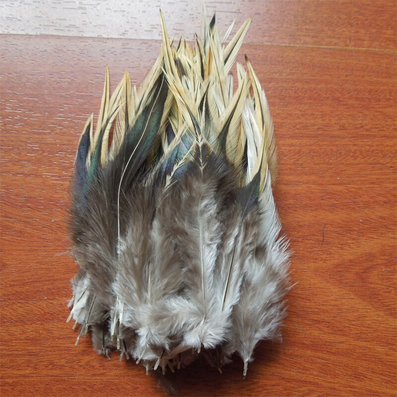 Plume! 50 buc/lot! Bursuc din șa mijlocie neagră de 4-6 inchi, PENE NATURALE DE HACKLE, pentru decorarea hainelor, material pentru legarea muștelor