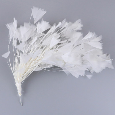 25-30cm Marabou pero cvijet DIY Pokrivalo za glavu Guska Pureće perje Plumas Pokrivalo za glavu Vjenčanje Karneval Ukrasno perje za rukotvorine