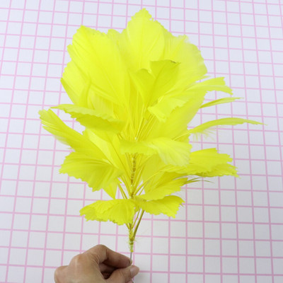 25-30cm Marabou pero cvijet DIY Pokrivalo za glavu Guska Pureće perje Plumas Pokrivalo za glavu Vjenčanje Karneval Ukrasno perje za rukotvorine